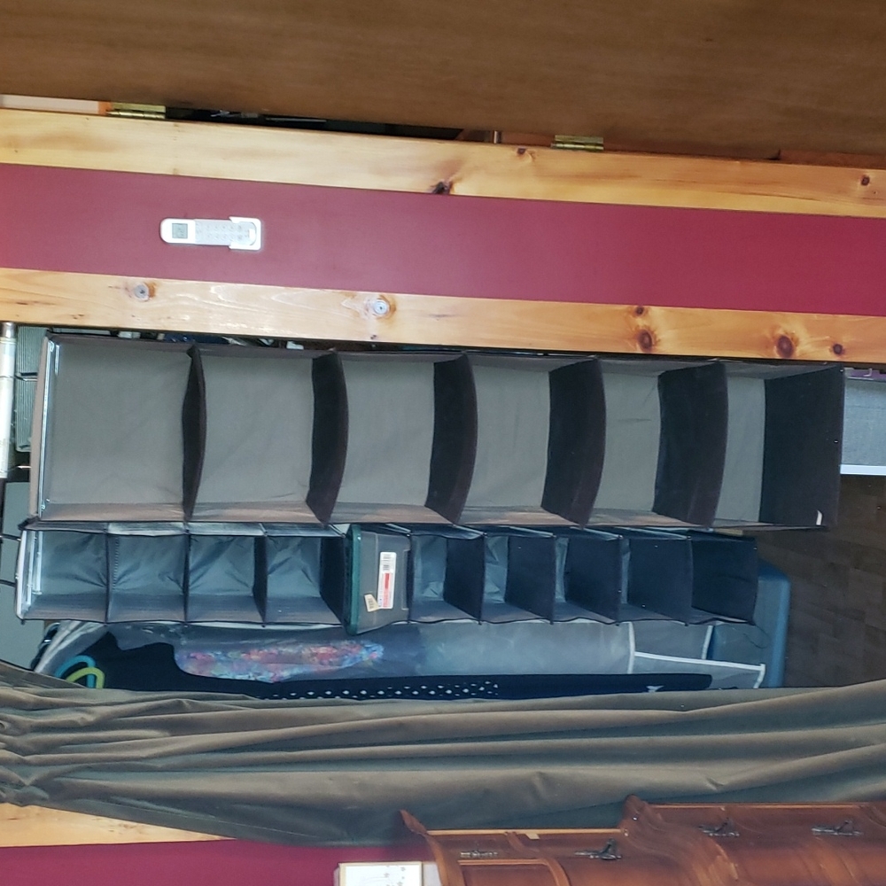 Canvas closet organizers